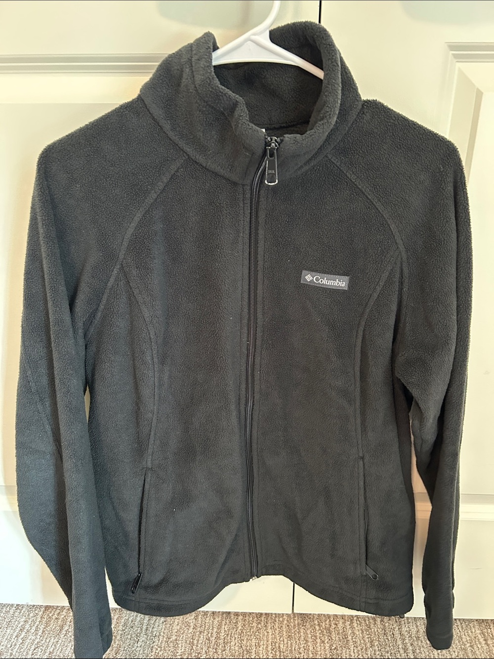 Women’s Columbia Charcoal Gray Full-Zip Fleece Jacket